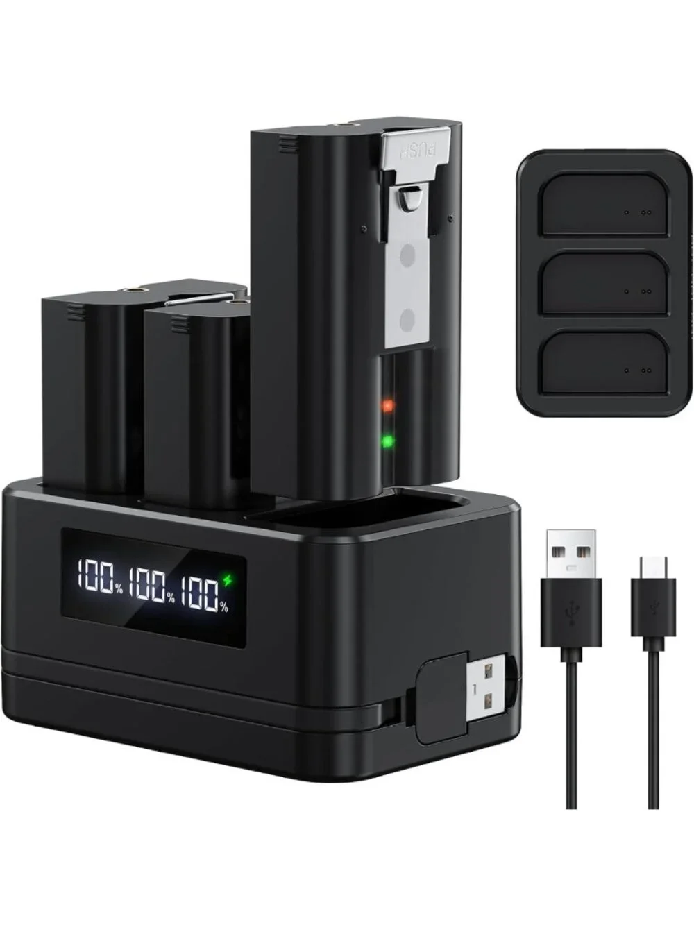 High-Capacity 6040mAh Replacement Battery for Smart Doorbell with LED Charger